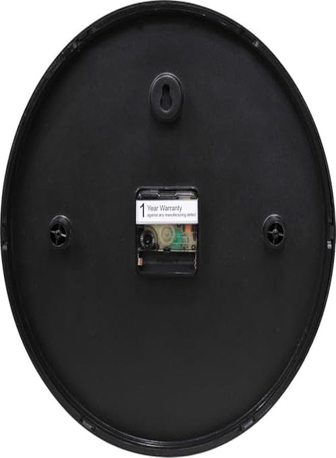 Bosco Decorative Non Ticking Silent, Multicolour with Black Frame 30 CM, Modern Design Round Wall Clock for Home, Living Room, Bedroom, Office and Kitchen | BWC-1608 - Image 4